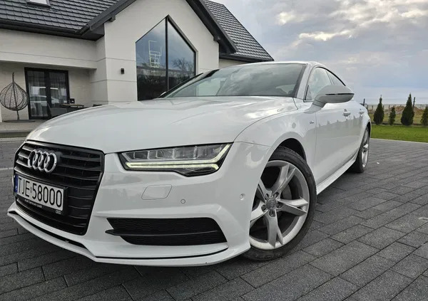 audi świętokrzyskie Audi A7 cena 114900 przebieg: 171000, rok produkcji 2015 z Małogoszcz